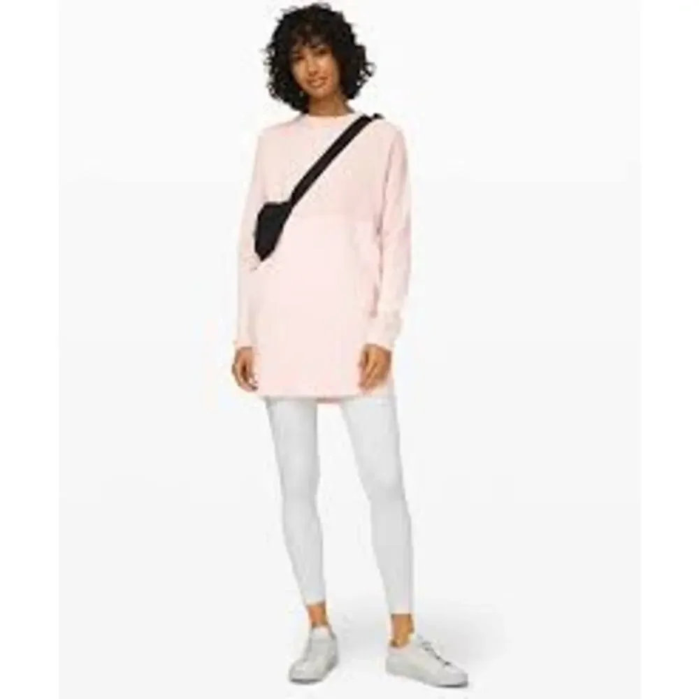 Lululemon Restful Intention Sweater in Pink Bliss/Heathered‎ Pink Size Large